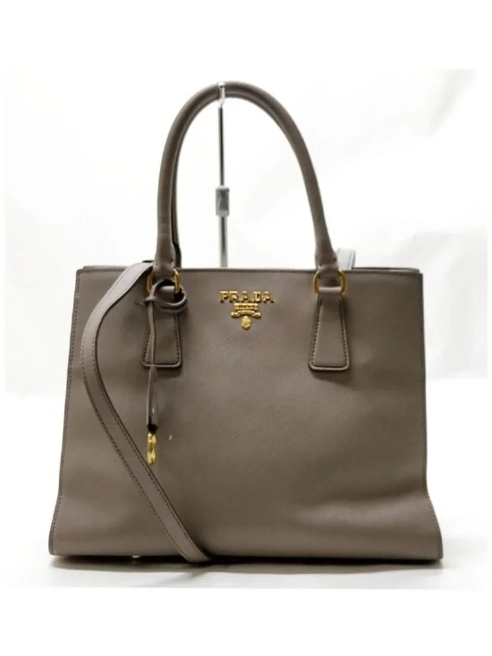 Authentic Prada Galleria Saffiano Lux Tote Bag Leather Shoulder Bag